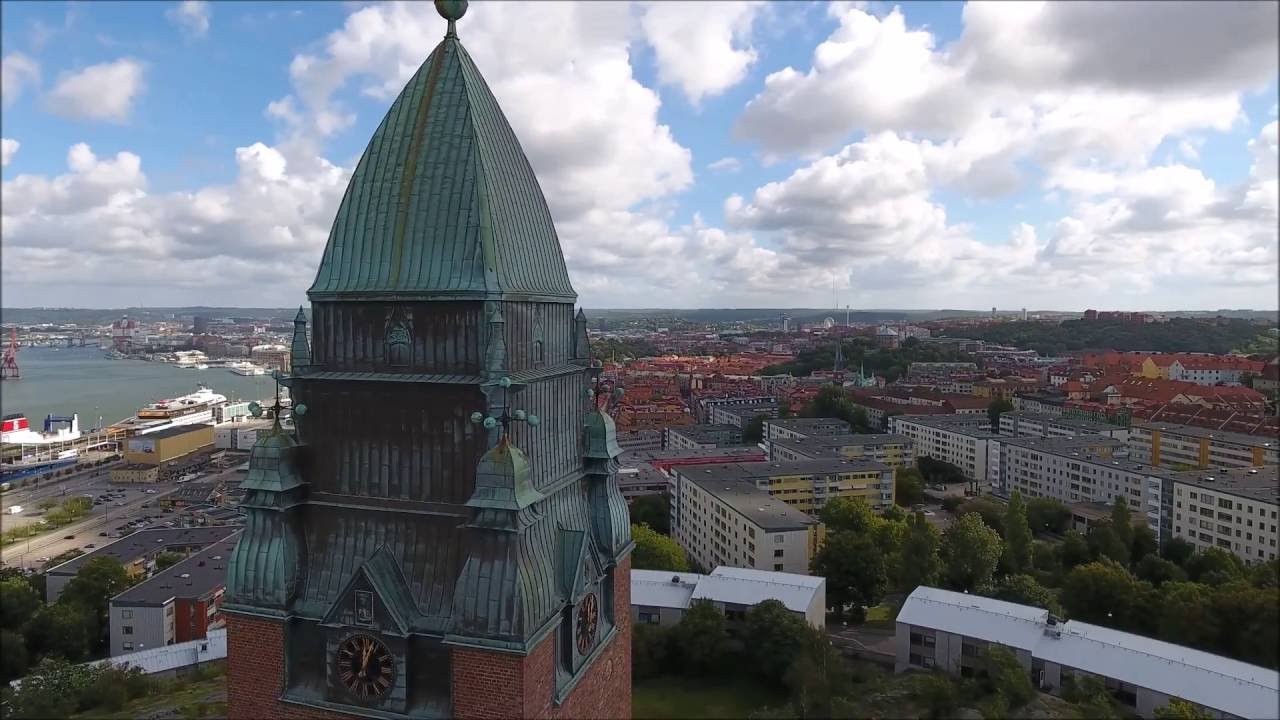 Dji phantom 4 - Masthuggskyrkan 2.0 - Gothenburg landscape