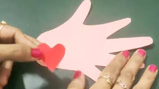 Hand Print Fish Craft To Make Fish Craft With Paper Fish Puppets