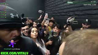 VIRAL: Sam Frank SPITS on Vitaly live on Kick Stream 2024. #Vitaly #SamFrank #n3on