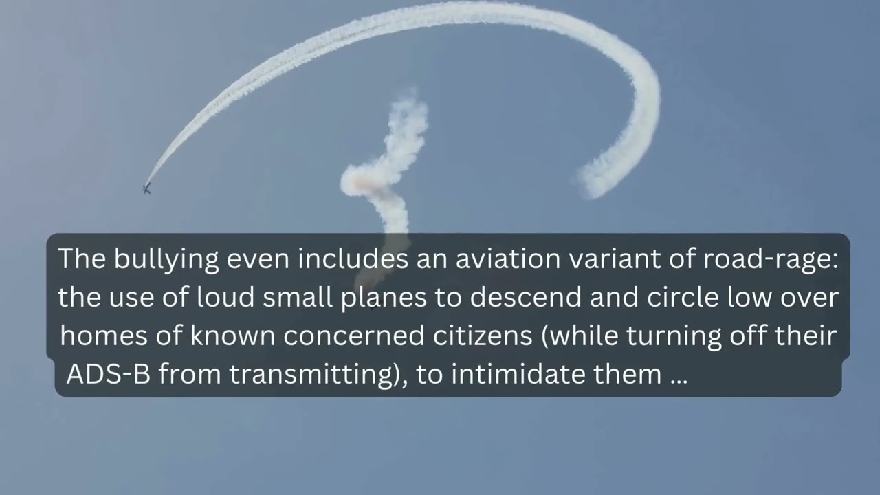 Ways of “ignoring” the public, corporate denial & victimization of FAA’s Nextgen victims.
