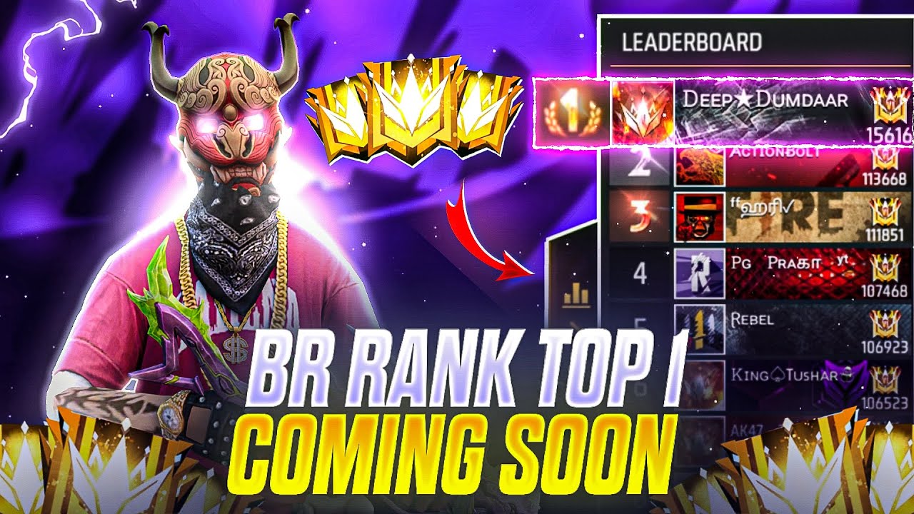 Br Rank New Season Push Top 1 Grandmaster💪🔥//LIVE//#FREEFIRELIVE# ...