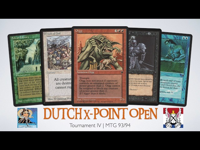 X-point Old School 2025 Dutch Open | Uncommented Live Stream | MTG