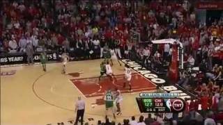 Derrick Rose Blocks Rondo to Save Game 6 (4/30/09)