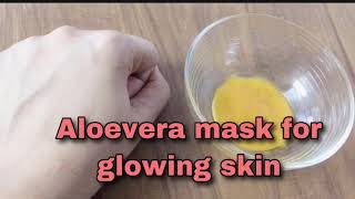 DIY Aloevera Mask for Soft Glowing Skin/ See Results in 1 day| DIY face Pack screenshot 3