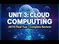 Cloud Computing Unit 3 in One Shot Video ⚡ | Full Syllabus Explained | Exam Ready