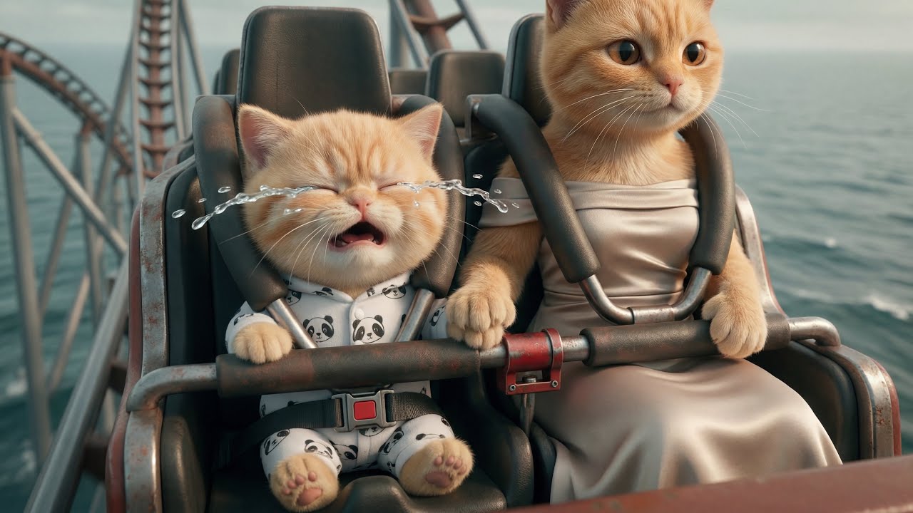 He Said He Wasn’t Scared… Until This Happened 😭 | MamaCat & BabyKitty