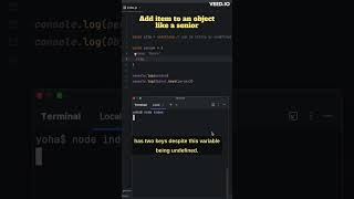Add variable to an object smart #shorts