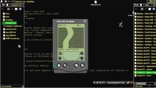 PALMTOP E RACER ERACER OLD PALMTOP GAME WITH PALM OS EMULATOR RUNNING PRC ROMS & PSF SESSIONS PALMOS screenshot 3