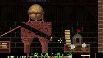 Renaissance Lemmings (Vitruvian Lemmings 8) - As above, so below (my solution)