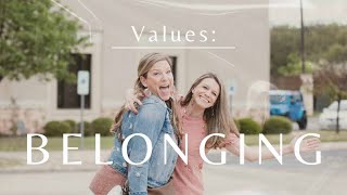 Values - Belonging