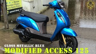 ACCESS 125 GLOSS METALLIC BLUE | MODIFIED | SPEED DEMONZ | WRAP