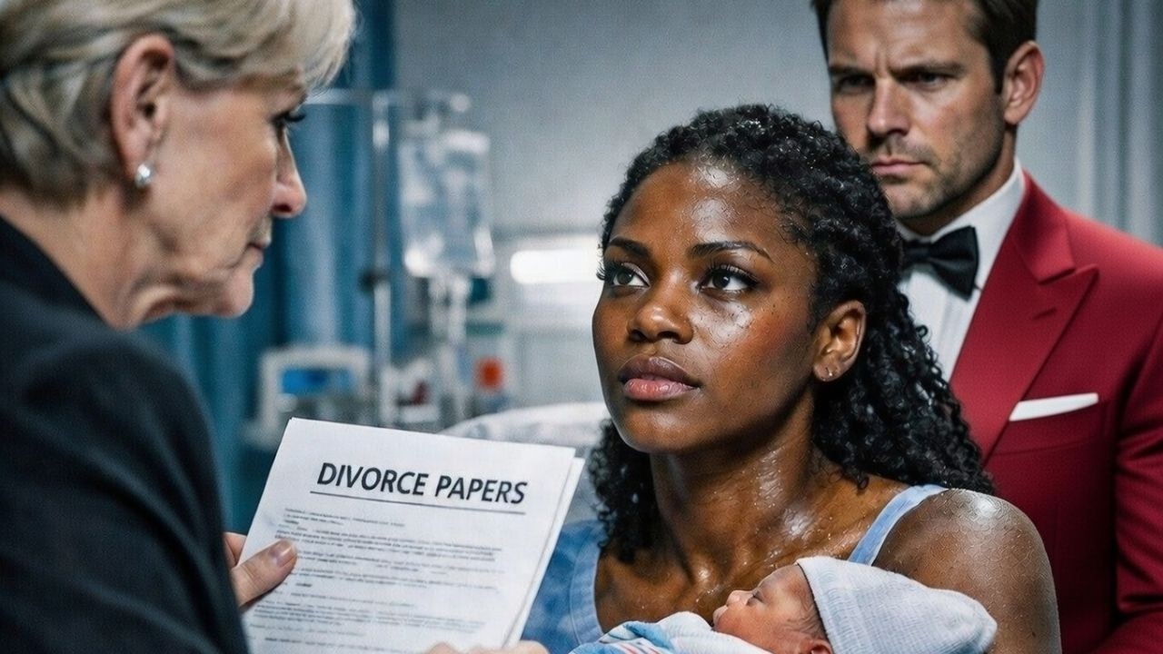After Giving Birth, the Black Wife Was Served Divorce Papers —They Didn’t Know She Was a Billionaire