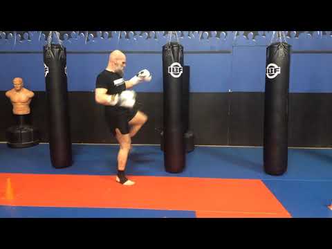 How to:Front Round kick and Switch Kick