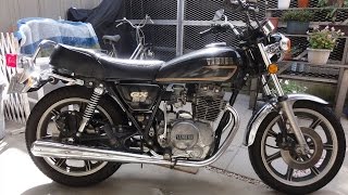 YAMAHA GX250SP 1979 Year Model エンジン始動No3 YAMAHA GX250SP 1979 Year Model エンジン始動No3