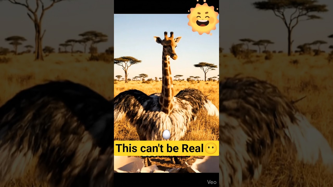 Природа в шоке! Жираф снес яйцо… Что из него вылупилось, просто невероятно 😳 