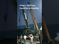 Heavy machine unloading