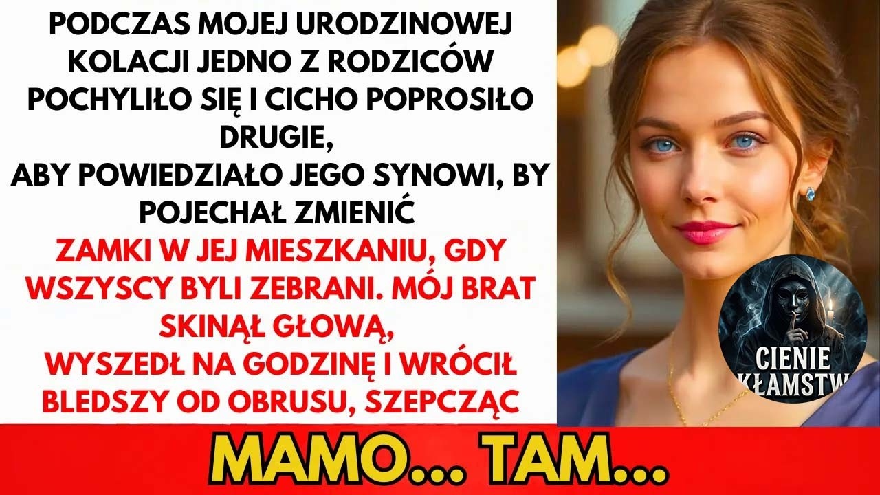 Usłyszałam, jak moja matka szepcze do mojego brata podczas moich 30. urodzin: „Póki wszyscy tu jesteśmy, idź i wymień jej zamki”. Wymienił je. Ale znalazł coś znacznie gorszego niż stare zamki....
