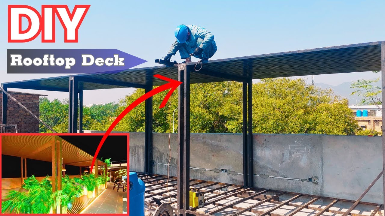 "DIY Rooftop Deck Construction Elevate Your Outdoor Living Space with a Stunning SkyHigh