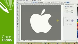 How to Make Apple Logo in CorelDRAW - YouTube