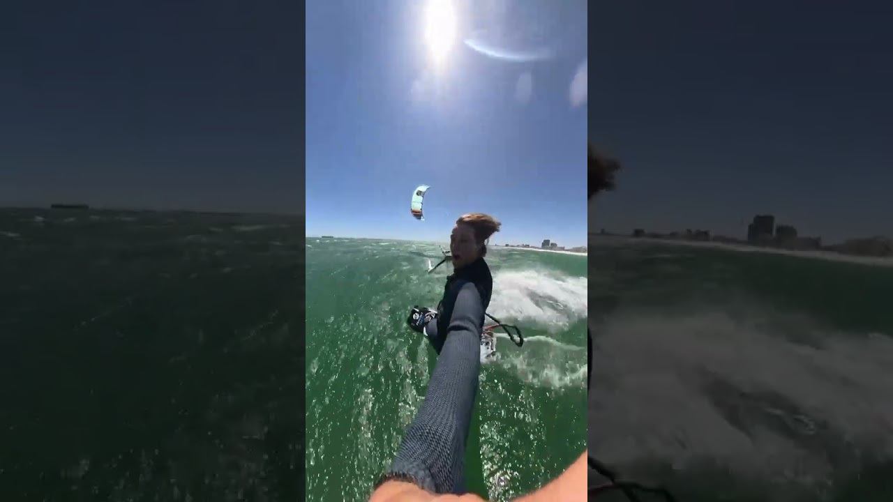Short line magic #kiteboarding #kitesurfing #surf