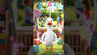 White Duck ABC Song 🦆🌈 | Learn ABC with Fun Colors! | Kids Nursery Rhymes #cocomelon #nurseryrhymes