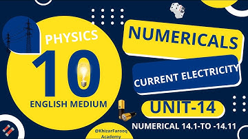 Chapter-14-Numerical |Class-10-Physics|English - Medium | @KhizarFarooq#learning#education #physics