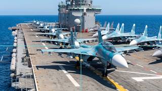 Russian Jet Launching from Only Operational Aircraft Carrier Hit by Missile screenshot 4