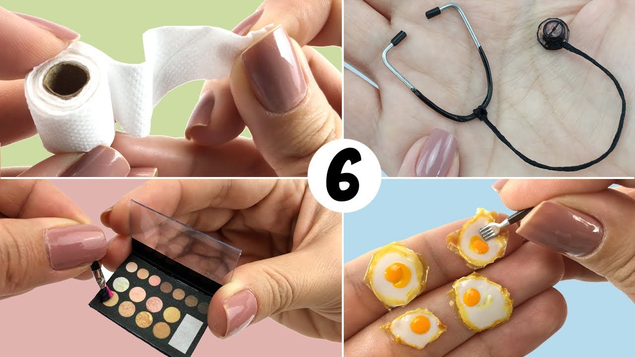 6 невероятных простых вещей для куклы Барби - миниатюра своими руками