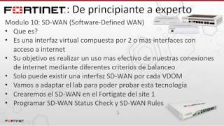 Fortinet: de principiante a experto - SD WAN screenshot 3