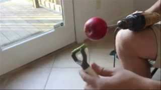 How to Peel an Apples in 10 seconds !