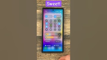 Samsung One UI 7 Quick Panel Color Theming Is Truly Special #oneui7 #fyp #shorts #tech