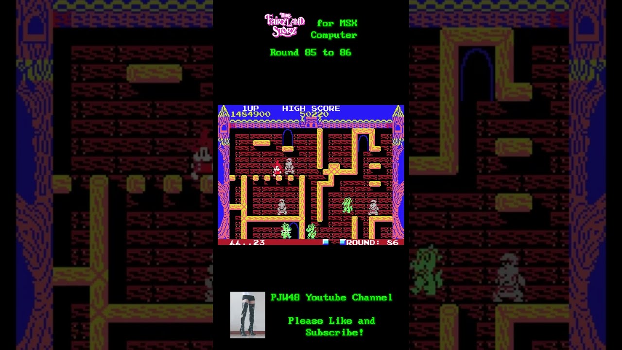 The Fairyland Story for MSX: Round 85 to 86 #retrogaming - YouTube