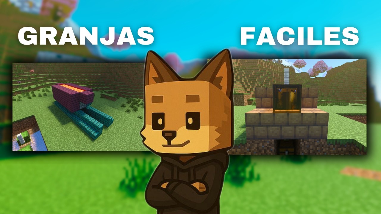 5 GRANJAS SUPER FACILES PARA INICIAR TU MUNDO | MINECRAFT