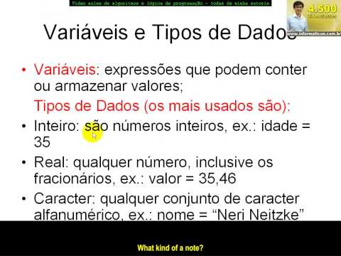 class 948 Algorithms and Logic Programming   Variables and Data Types