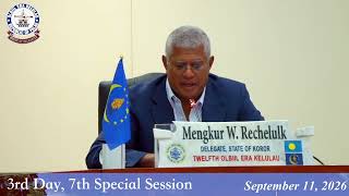 3rd Day, 7th Special Session; HOD, 12th OEK | 9/11/26