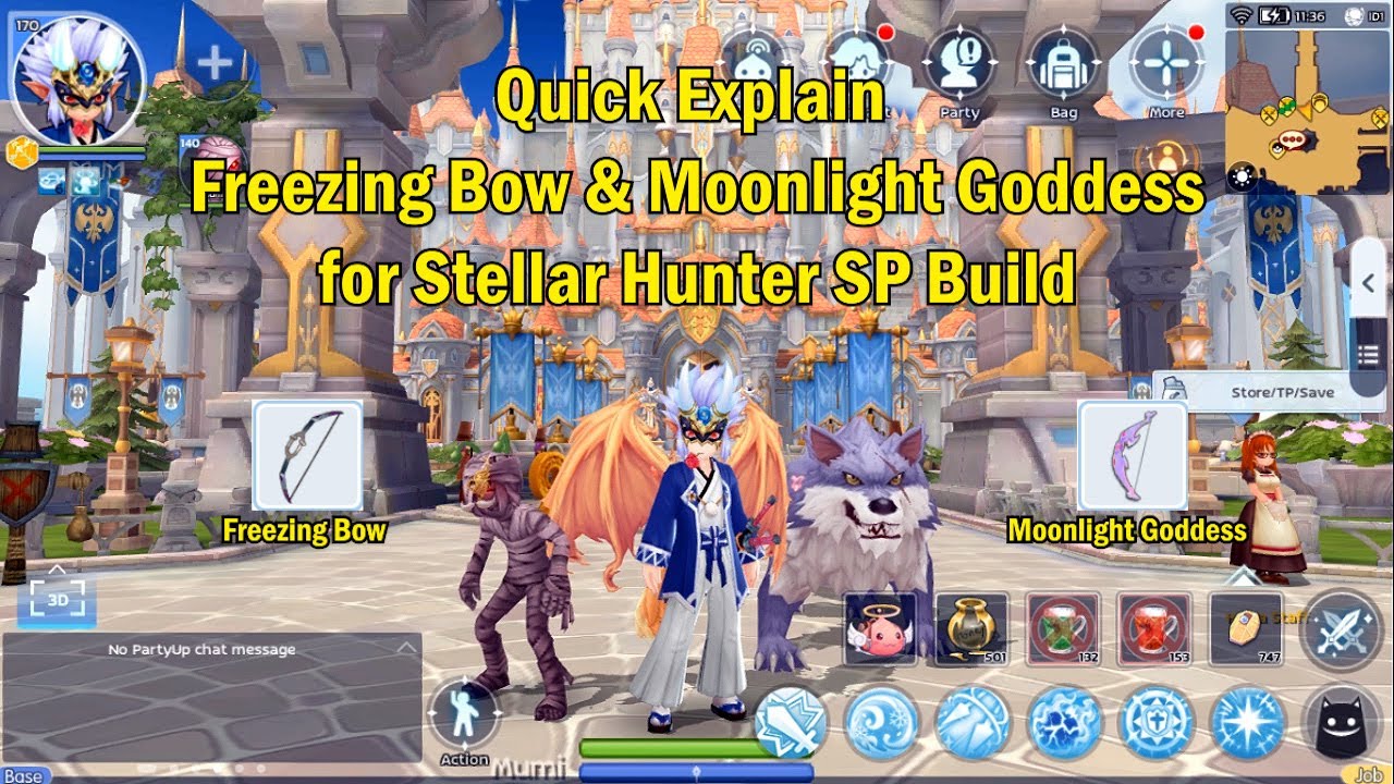 Quick Explain Freezing Bow & Moonlight Goddess Stellar Hunter SP Build