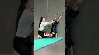 Theo Chân Coca Đi Học Nhào Lộn Nhá Mẹ Mẫn Và Coca