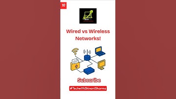 Wired vs Wireless Network #viral #computernetwork #computereducation #network #trendingnow #students