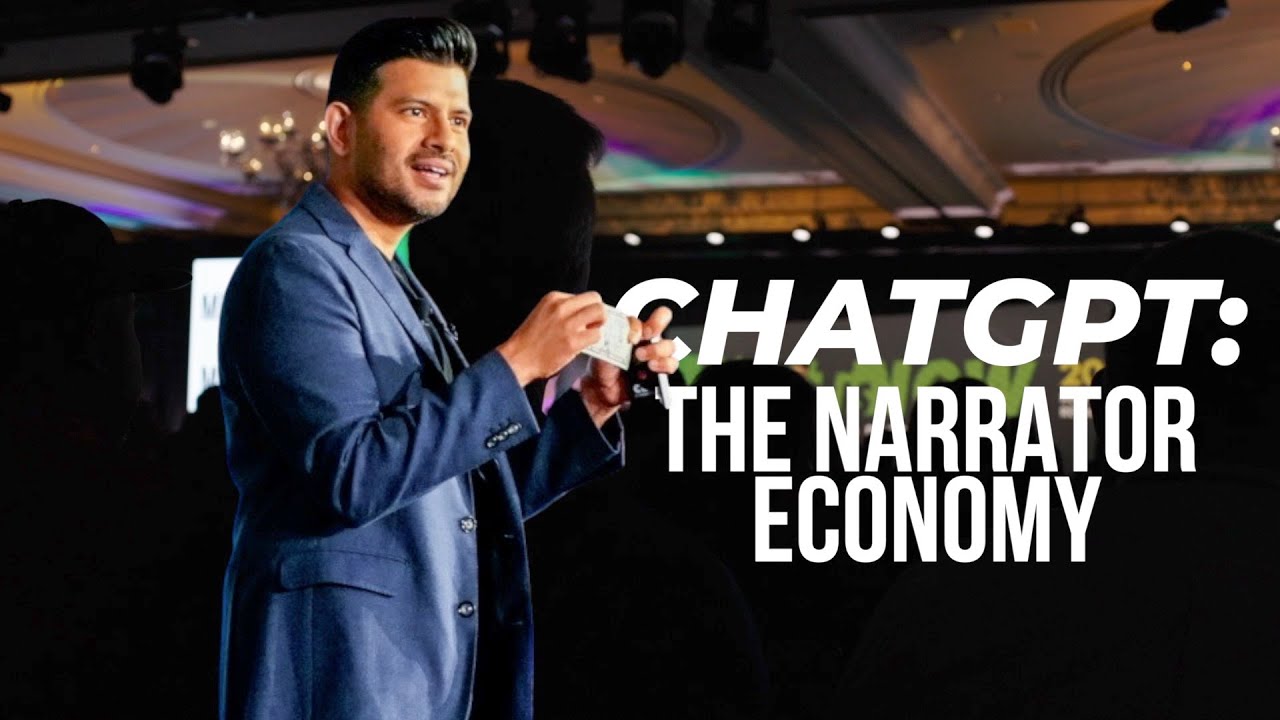 ChatGPT & The Narrator Economy | AI Keynote Speaker Shawn Kanungo