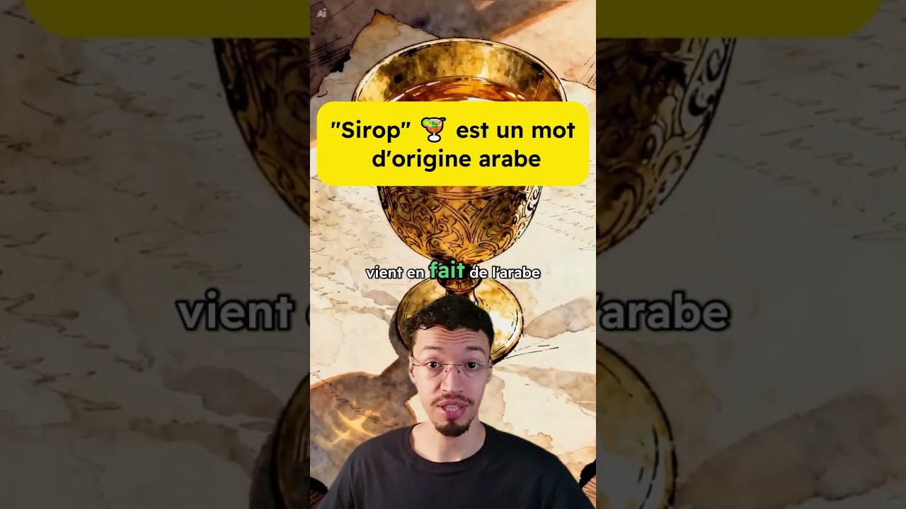 L'origine arabe du mot "sirop"
