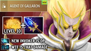 New 7.38 Level 10 Exort Invoker Is Op! Max Fire Dmg + Scepter Delete All Enemies Like A Pro Dota 2