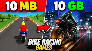 10MB to 10GB Bike Racing Games You Must Play! 🏍️ screenshot 1