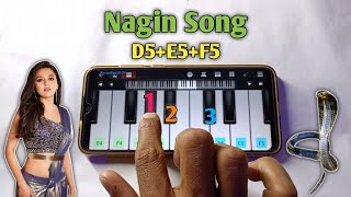 Nagin Song On Mobile Piano | Piano tutorial easy | Harmonium Lessons | Flute | Asad Teck