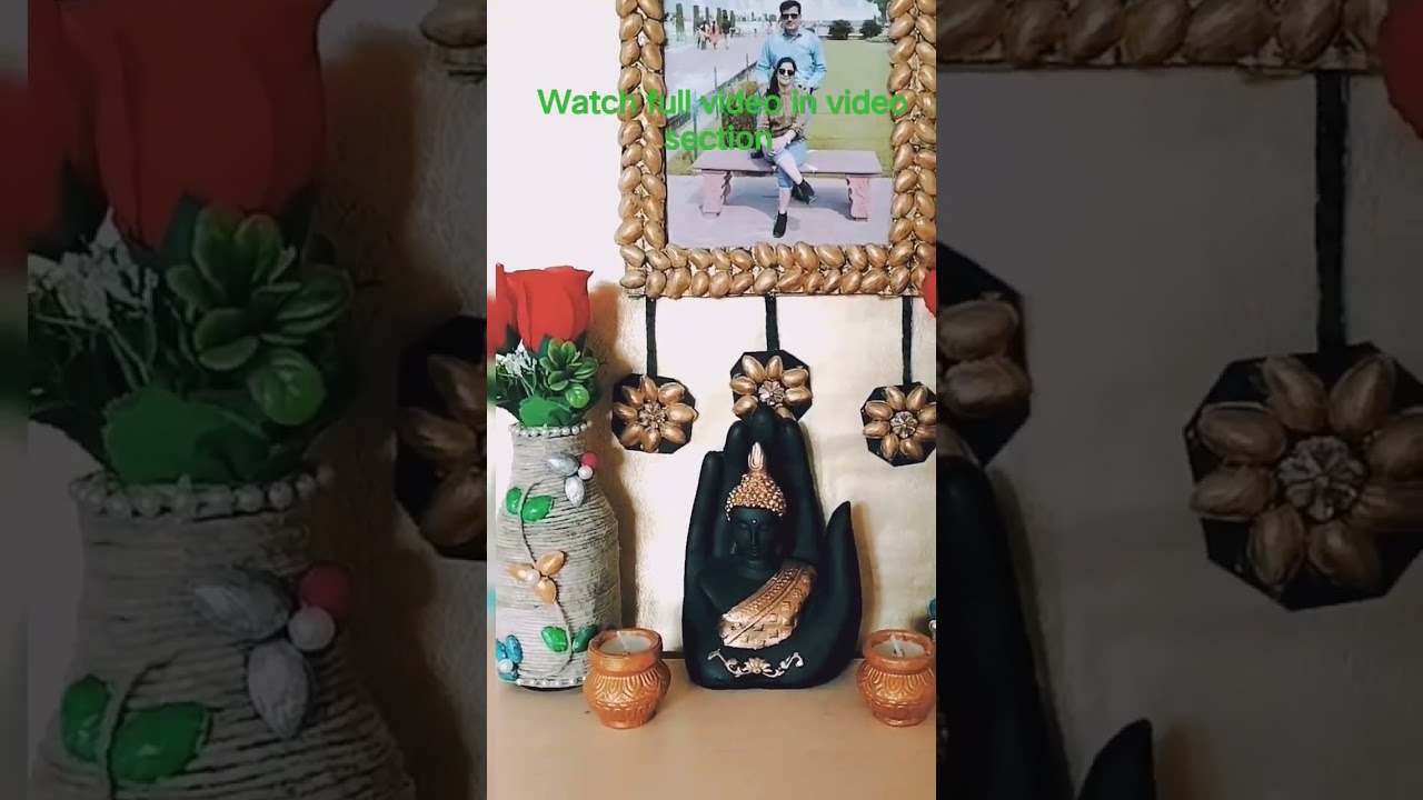 Reuse of old bottles/pistashells craft ideas 