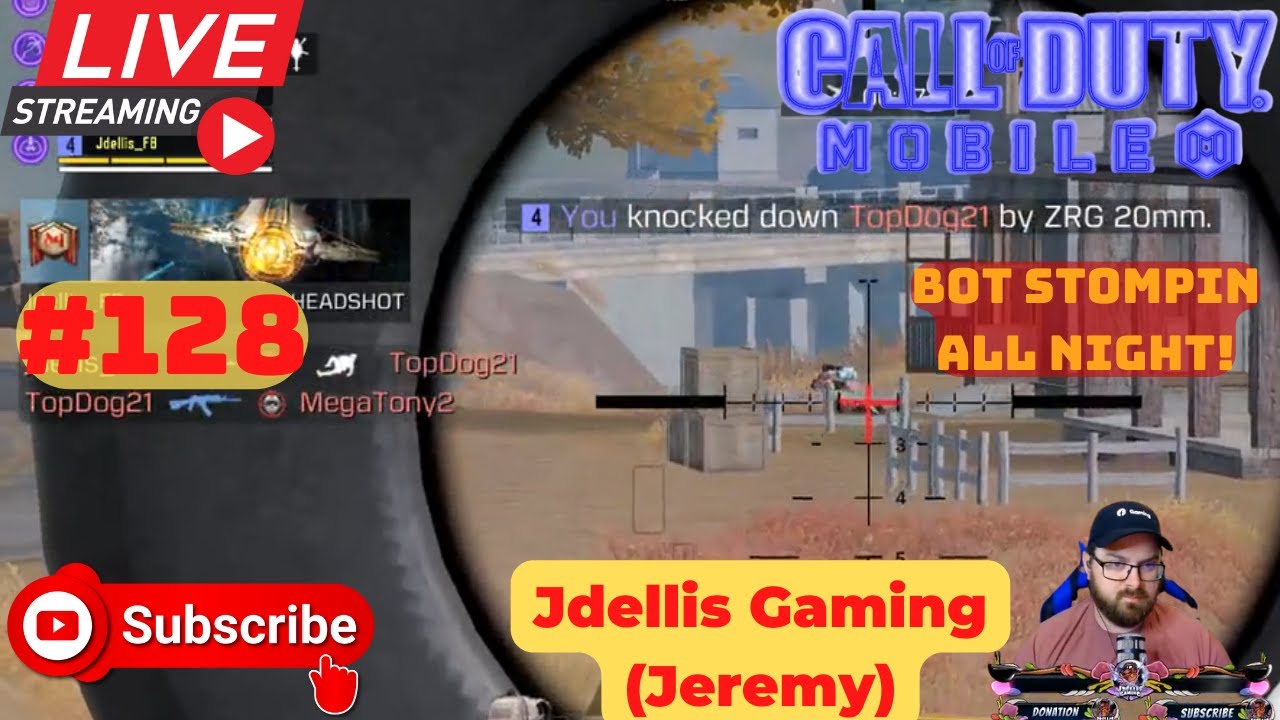 Stompin Cod Jdellis Gaming (Jeremy) | Call of Duty: Mobile. | Bot stompin all night ...