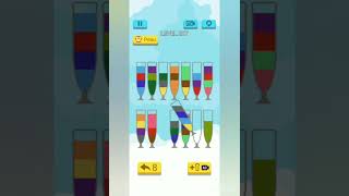 Water sort - Level 207 #sortpuz #joypuz #Water #Color #Puzzle #Games #Solution