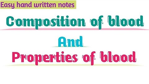 Blood | Composition of blood | Properties of blood | Urdu lecture | Leran with aroosa waheed