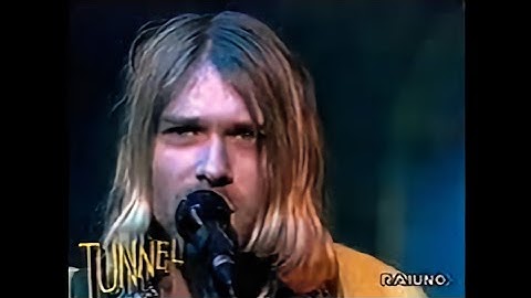 Nirvana - Dumb (Live on Tunnel, Roma, Italy 02/23/94 - Last Tv Performance) [Remastered]