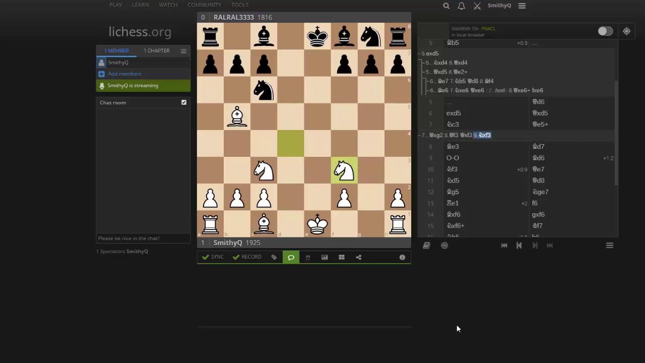 Smithy's Best Blitz Game! Dec 2018