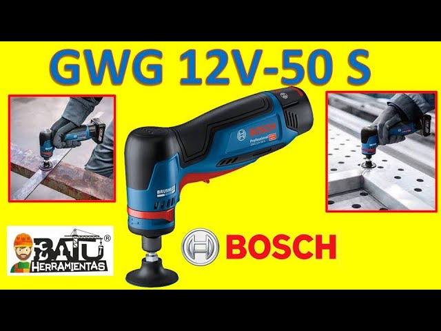 BOSCH 06013A7000 - GWG 12V-50 S PROFESSIONAL - Rotary grinder 12V (without  battery)
